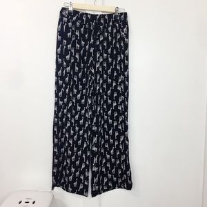 NWT Aerie wide leg giraffe pants | small